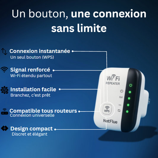 Pack Famille Boost Wi-Fi NetFlue