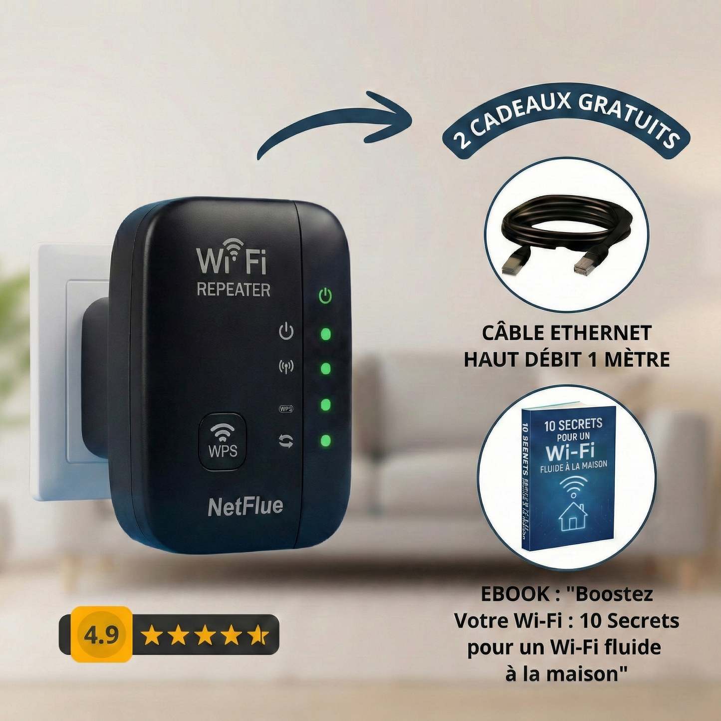 Pack Boost Wi-Fi NetFlue™