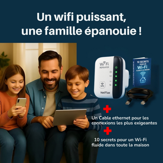 Pack Famille Boost Wi-Fi NetFlue